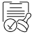 Medical study icon